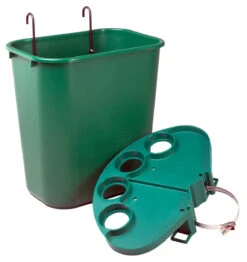 Tourna Tennis Court Tidy Bin -RacquetDepot tourna tennis court tidy bin green 02470 04167.1698771160