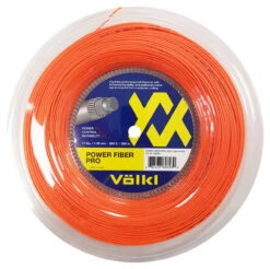 Volkl Power Fiber Pro 17 1.25mm 200M Reel -RacquetDepot volkl power fiber pro 17 1 25mm 200m reel orange 15057 32118.1698772538