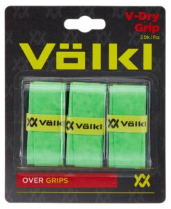 Volkl V-Dry Overgrip 3 Pack -RacquetDepot volkl v dry overgrip 3 pack green 08528 90594.1698770711