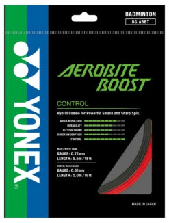 Yonex Aerobite Boost 0.72-0.61mm Badminton Hybrid Set