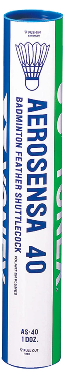 Yonex Aerosensa 40 Feather Badminton Shuttlecocks Dozen