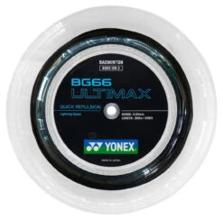 Yonex BG66 Ultimax 0.65mm Badminton 200M Reel -RacquetDepot yonex bg66 ultimax 0 65mm badminton 200m reel black new 98341.1756896810
