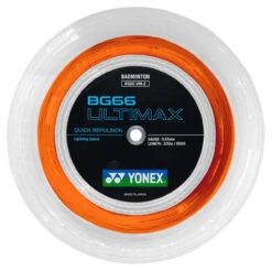 Yonex BG66 Ultimax 0.65mm Badminton 200M Reel -RacquetDepot yonex bg66 ultimax 0 65mm badminton 200m reel orange new 99231.1756896810