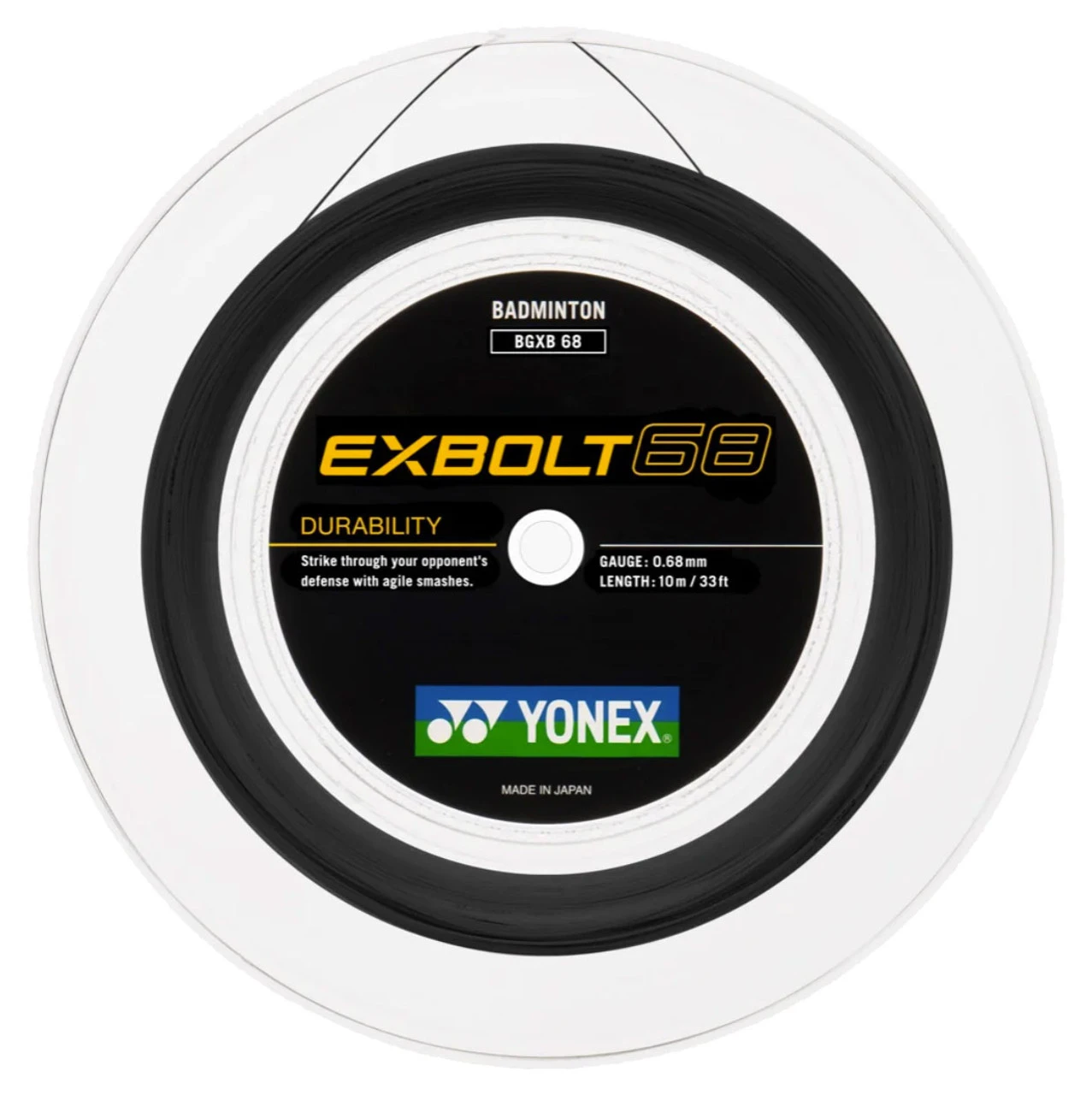 Yonex Exbolt 68 0.68mm Badminton 200M Reel 4 Yonex Exbolt 68 0.68mm Badminton 200M Reel - Image 2
