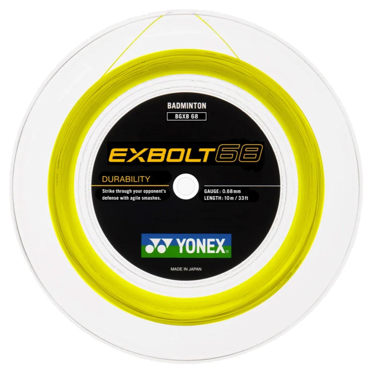 Yonex Exbolt 68 0.68mm Badminton 200M Reel 5 Yonex Exbolt 68 0.68mm Badminton 200M Reel - Image 3