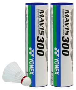 Yonex Mavis 300 Badminton Shuttlecocks Dozen -RacquetDepot yonex mavis 300 white fast badminton shuttlecocks dozen 26714.1709895172