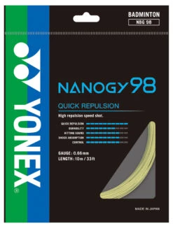 Yonex Nanogy 98 0.66mm Badminton Set