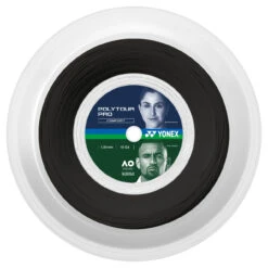 Yonex Poly Tour Pro 16 1.30mm 200M Reel -RacquetDepot yonex poly tour pro 16 1 30mm 200m reel black 66755 34234.1698772481