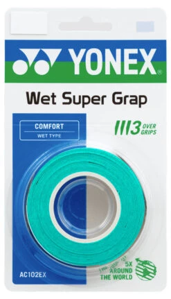 Yonex Super Grap Overgrip 3 Pack -RacquetDepot yonex super grap overgrip 3 pack mint new 29619.1724068099