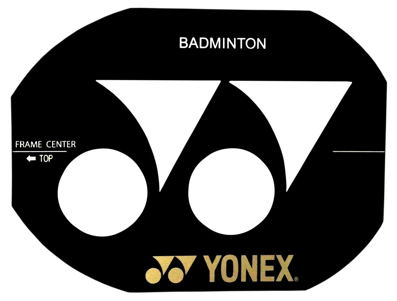 Yonex Badminton Stencil 3 Yonex Badminton Stencil